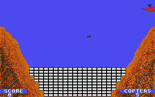 Canyon Bombing atari screenshot